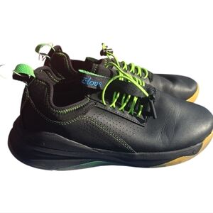 Clove Shoes LUNAR FADE Black Green Limited Edition Nursing Sneakers Size 8